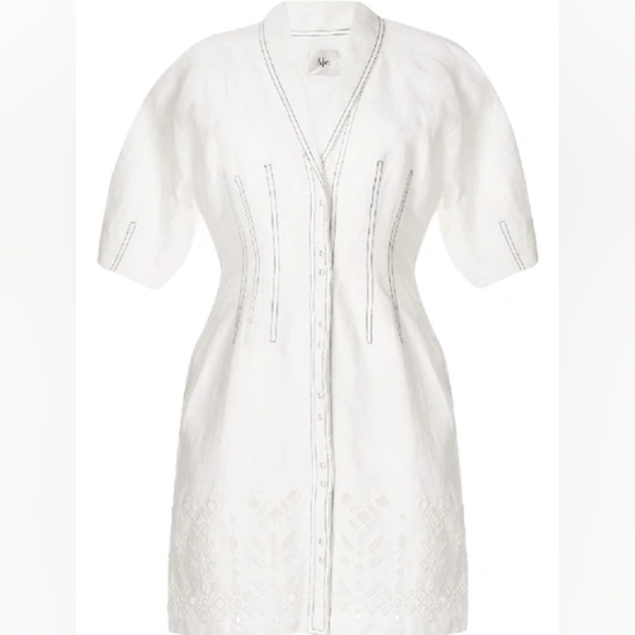 AJE Ada Broderie Dress - Picture 3 of 8